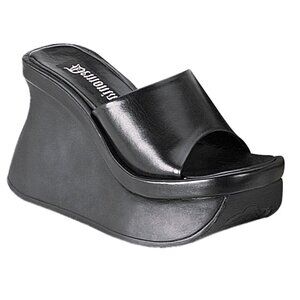 Demonia Black Platform Sandals